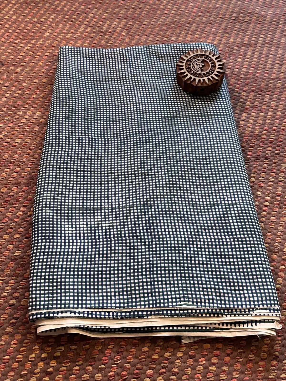 Pure Cotton Hand-blocked Fabric