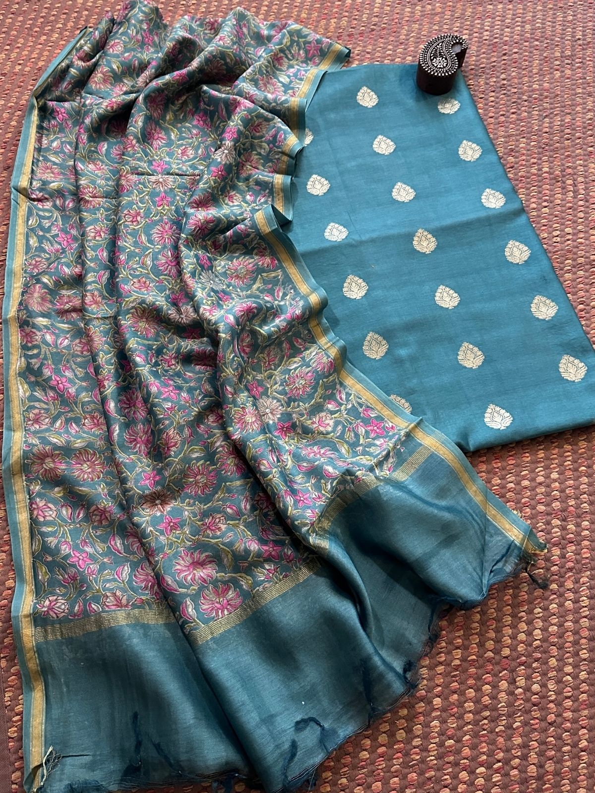 Maheshwari Silk with Benarsi Weave