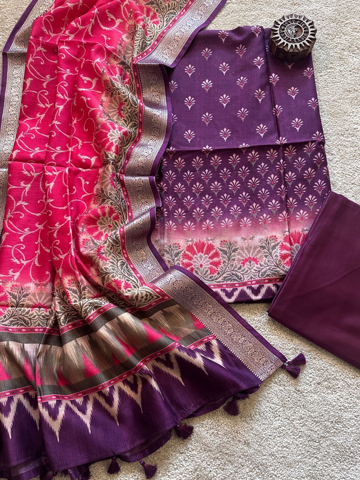 Shashi- Unstitched Set