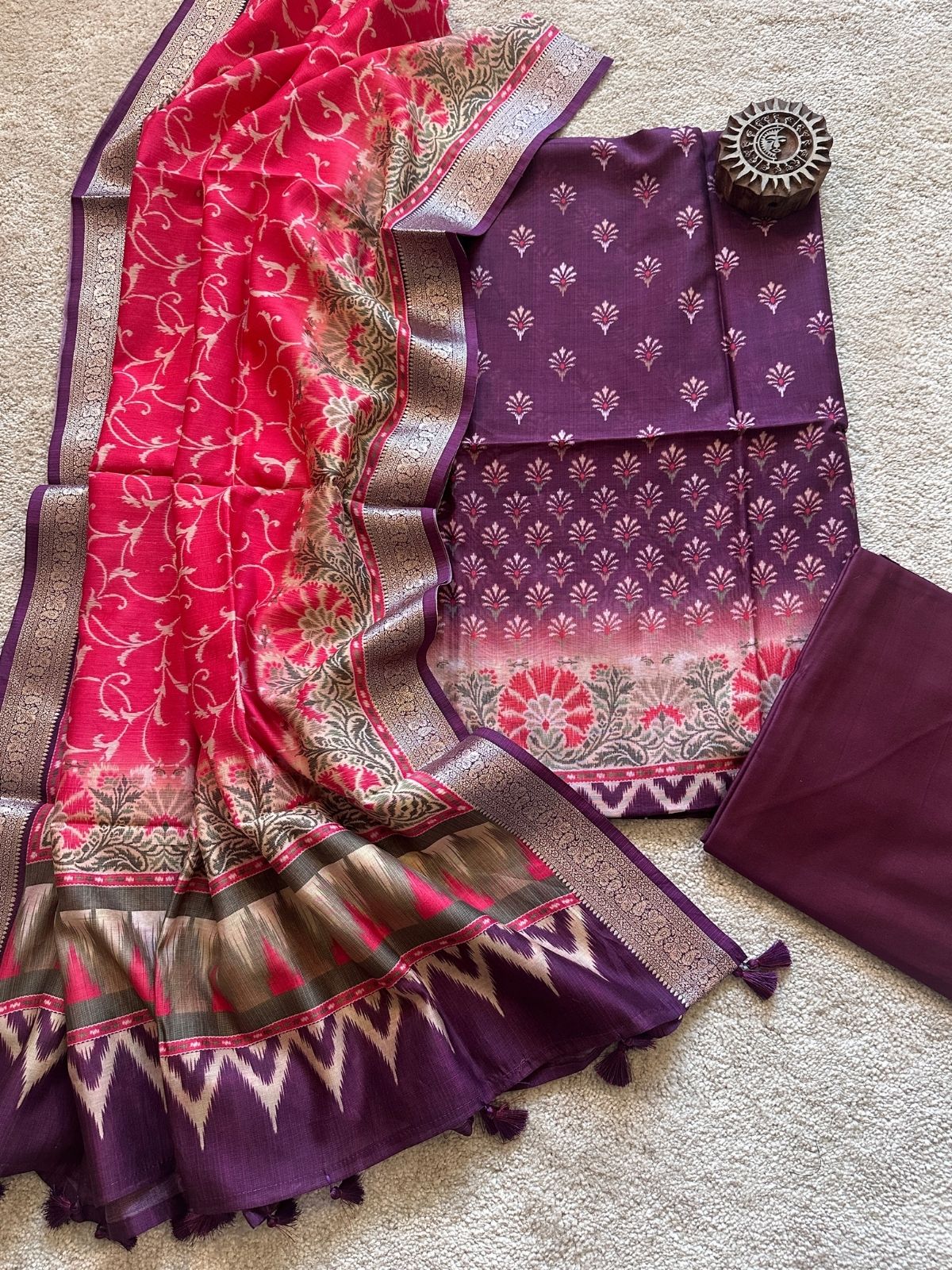 Shashi- Unstitched Set