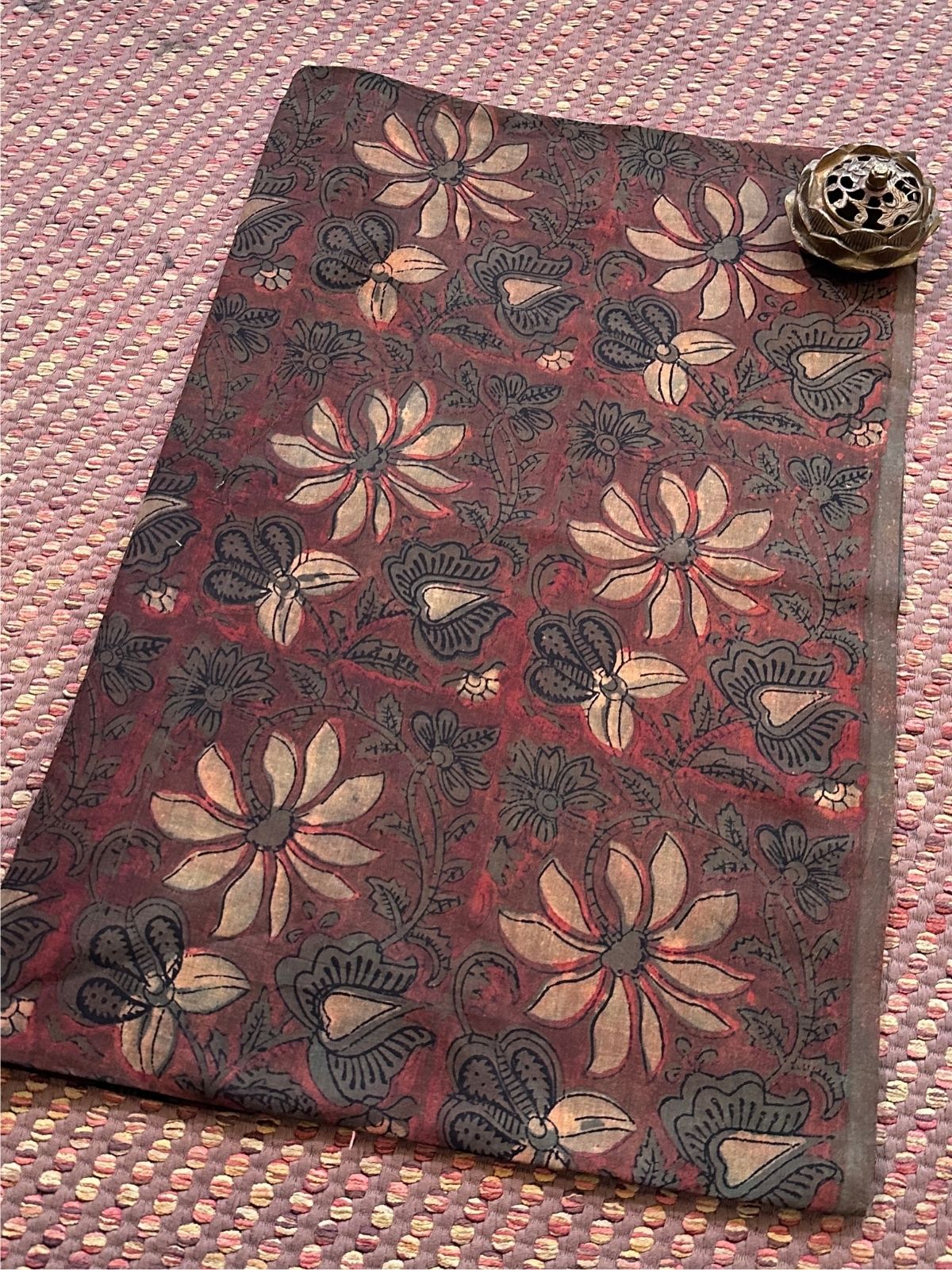 Premium Pure Soft Cotton Mulmul Vegetable Dyed Fabric