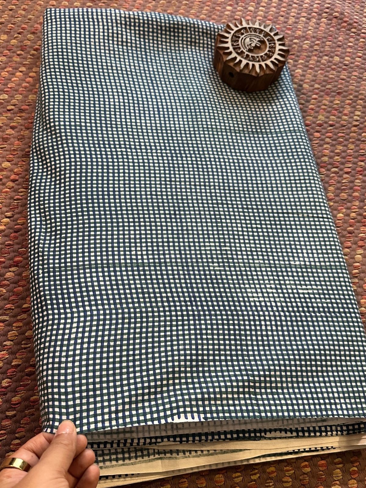 Pure Cotton Hand-blocked Fabric