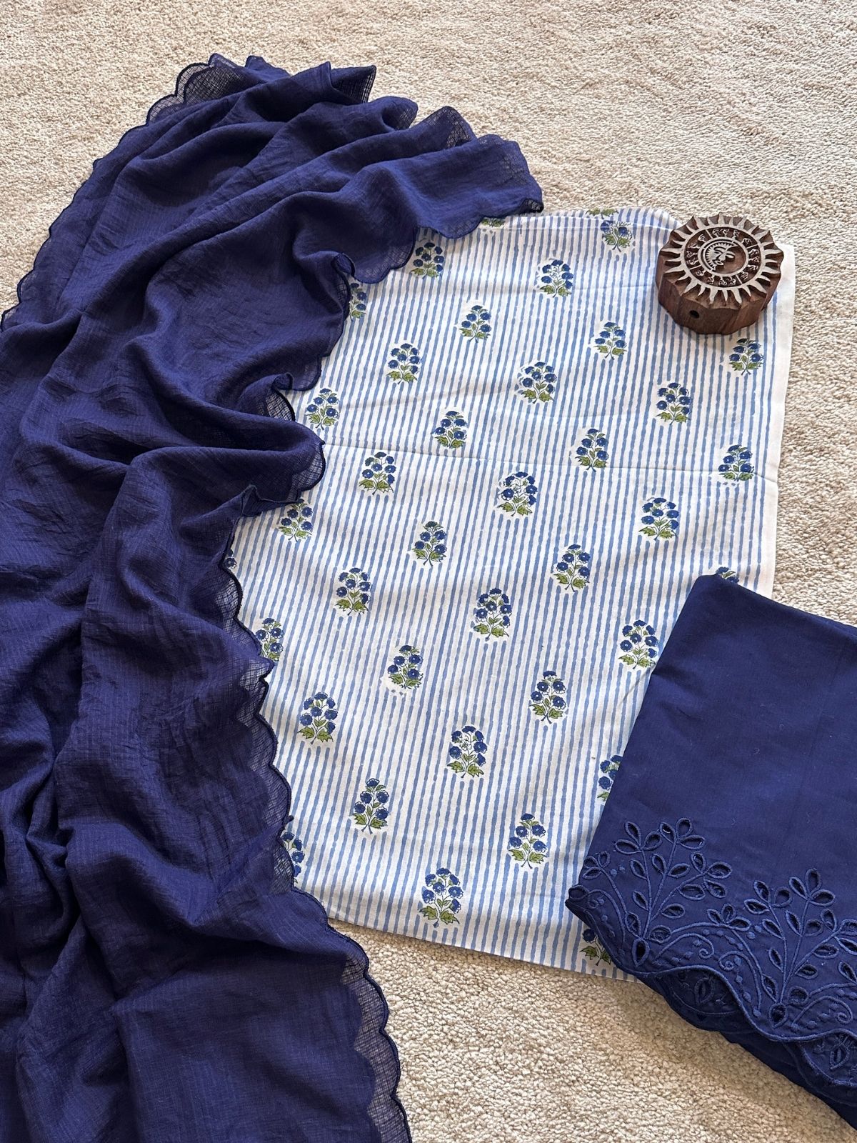 Indigo Bloom Set