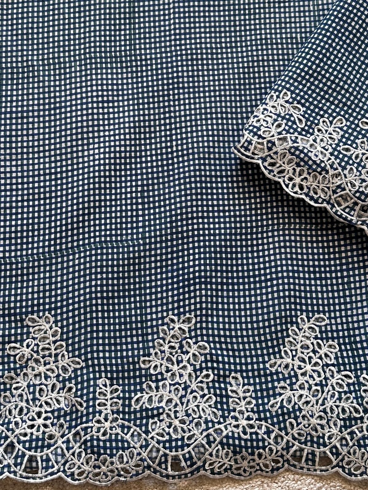 Iris Set - Coord Set with Cutwork Embroidery