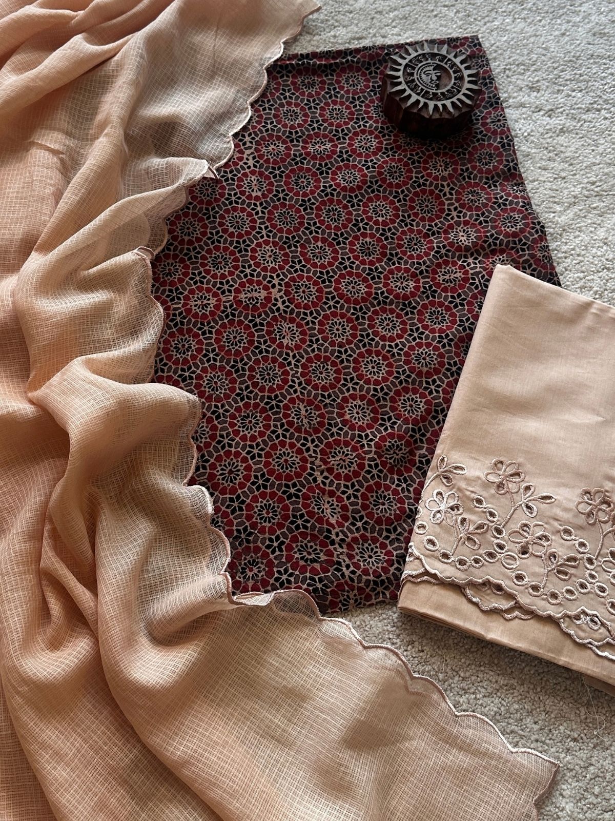 Zohra Unstitched Set