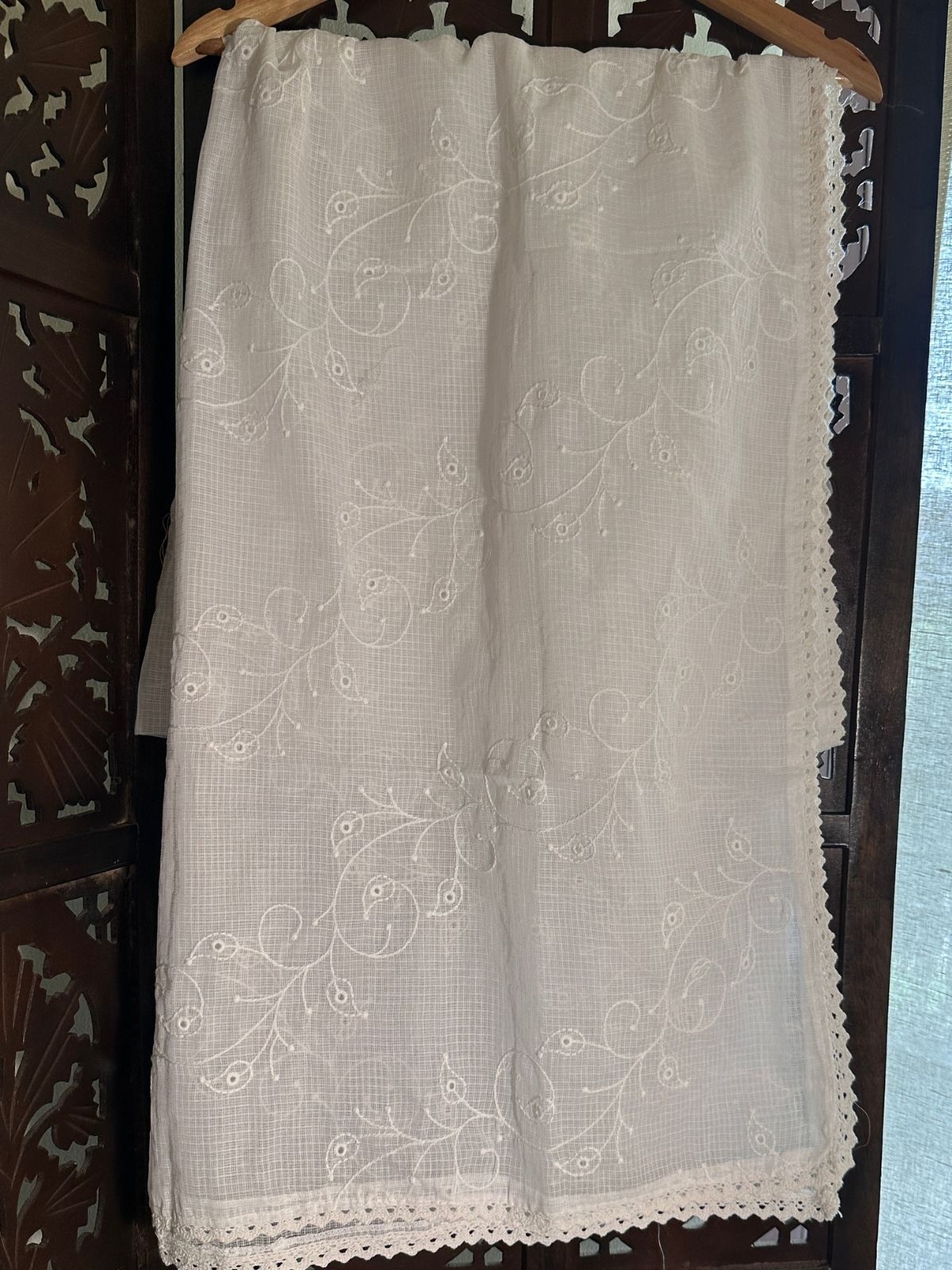 Kota Doria Embroidered Dupatta