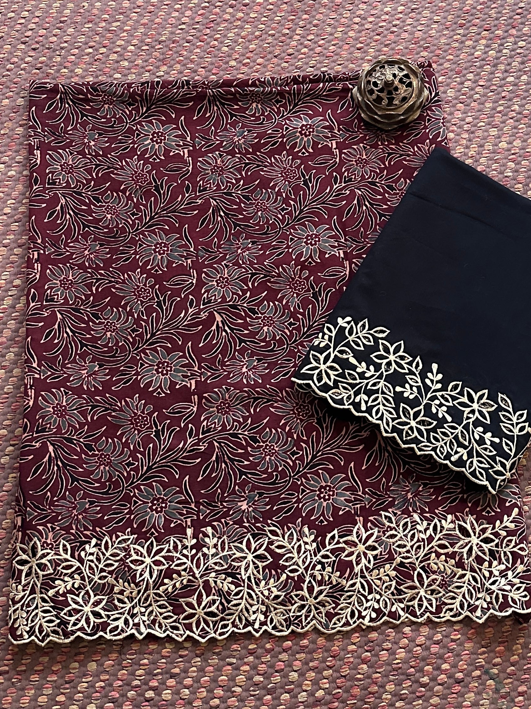 Exclusive Cutwork embroidered Cotton Coord Set