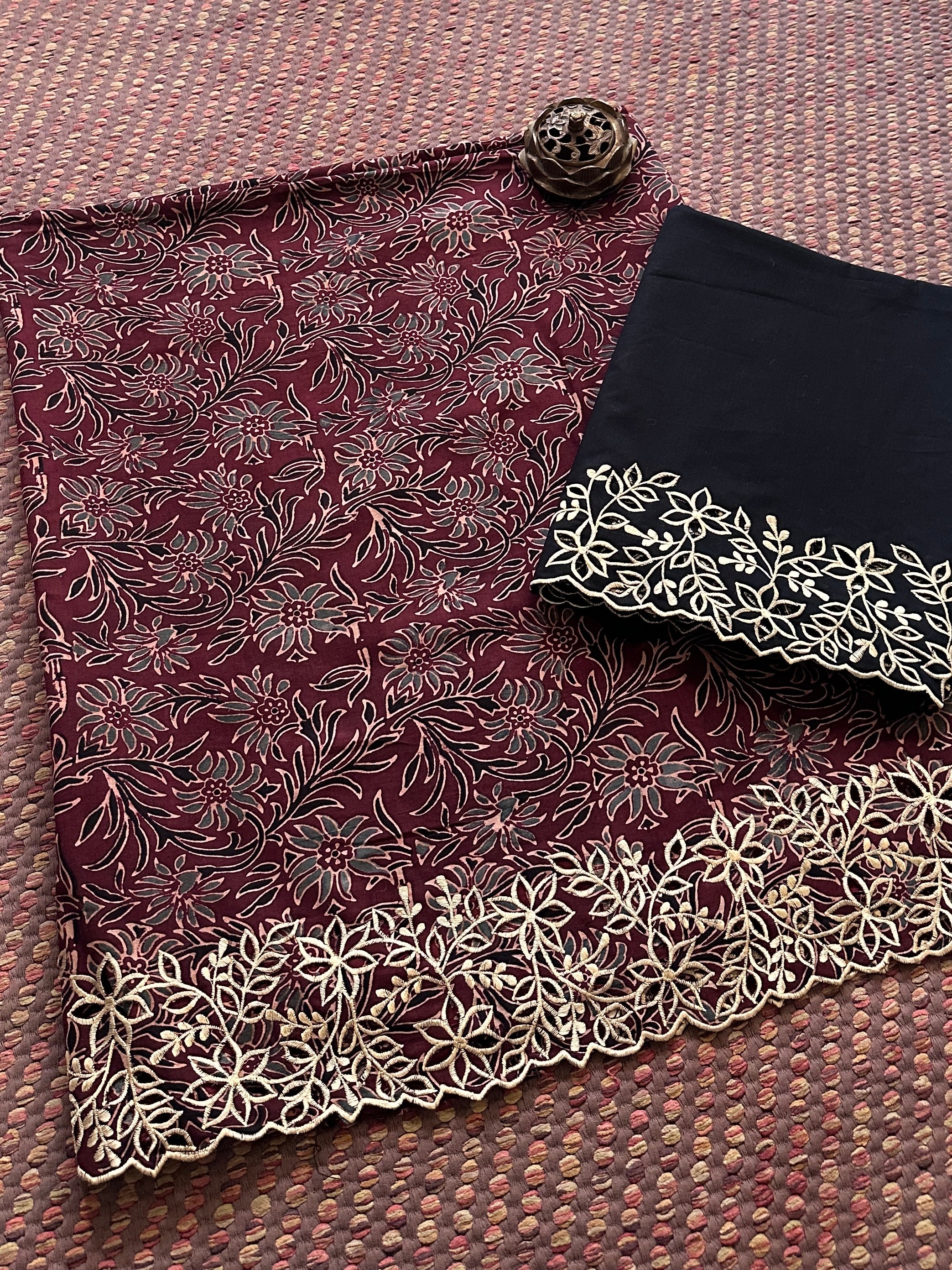 Exclusive Cutwork embroidered Cotton Coord Set